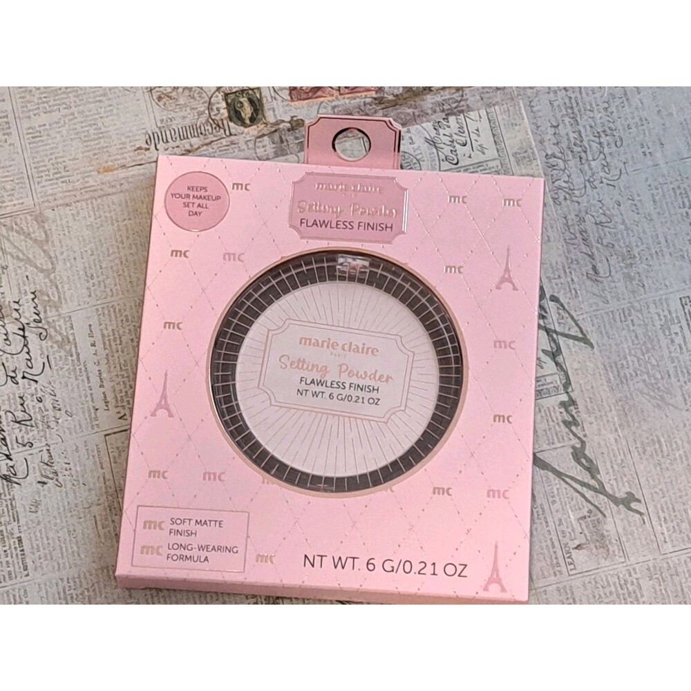 Marie Claire Setting Powder Flawless Finish Nt Wt .6 G/0.21 OZ New In Box